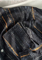 Onyx Textured Oversized Shirt Jacket