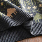 Animal Motif Knit Sweater