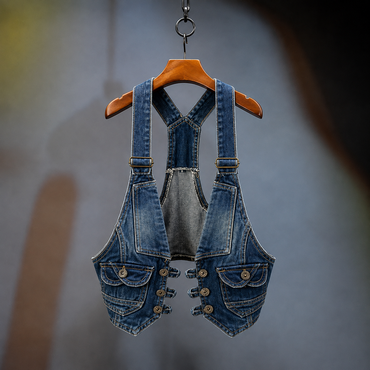 Rover Reworked Denim Vest