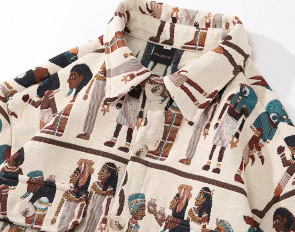 Egyptian Jacquard Art Jacket