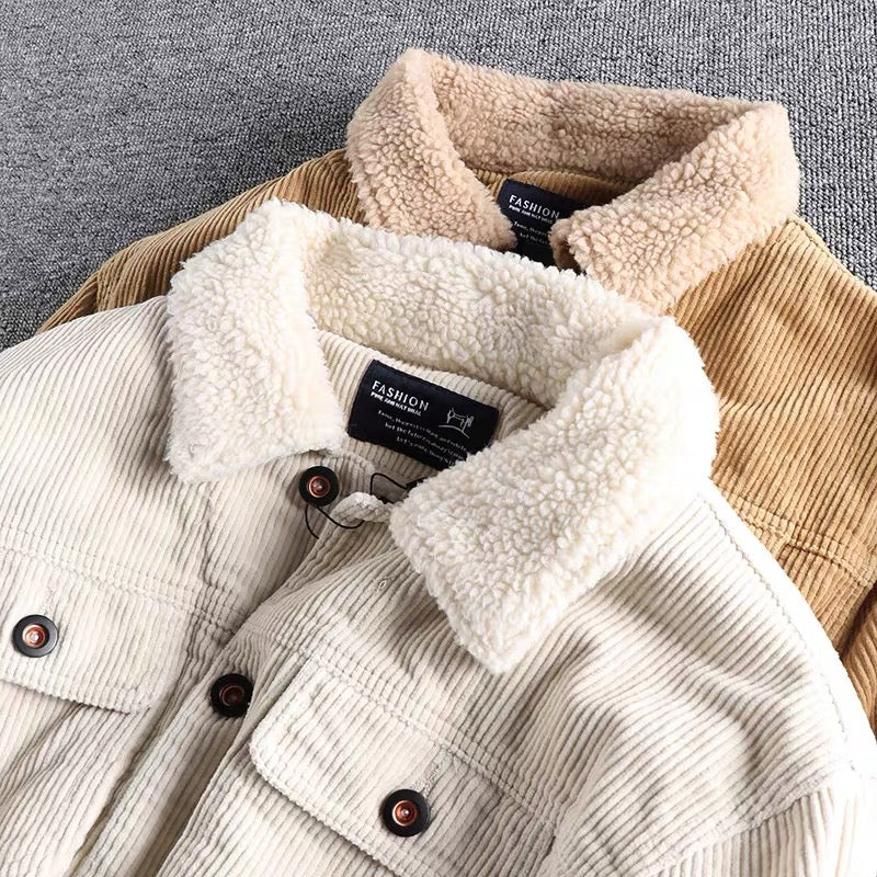 Hudson Sherpa-Lined Corduroy Jacket