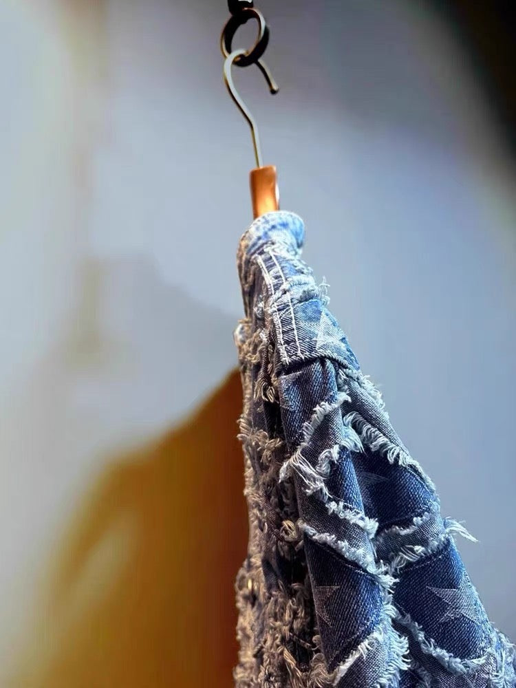 Stellar Distressed Denim Jacket