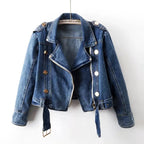 Cropped Biker Jacket