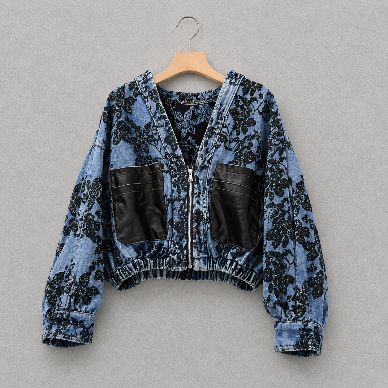 Shadow Lace Cropped Jacket (E)