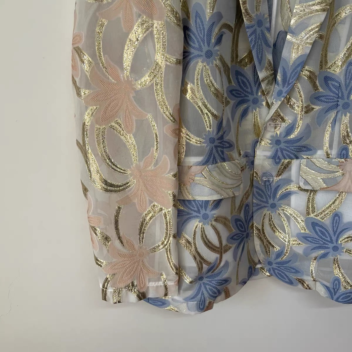Celeste Organza blazer - Light Blue