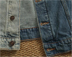 Asher Two-Tone Washed Denim Jacket
