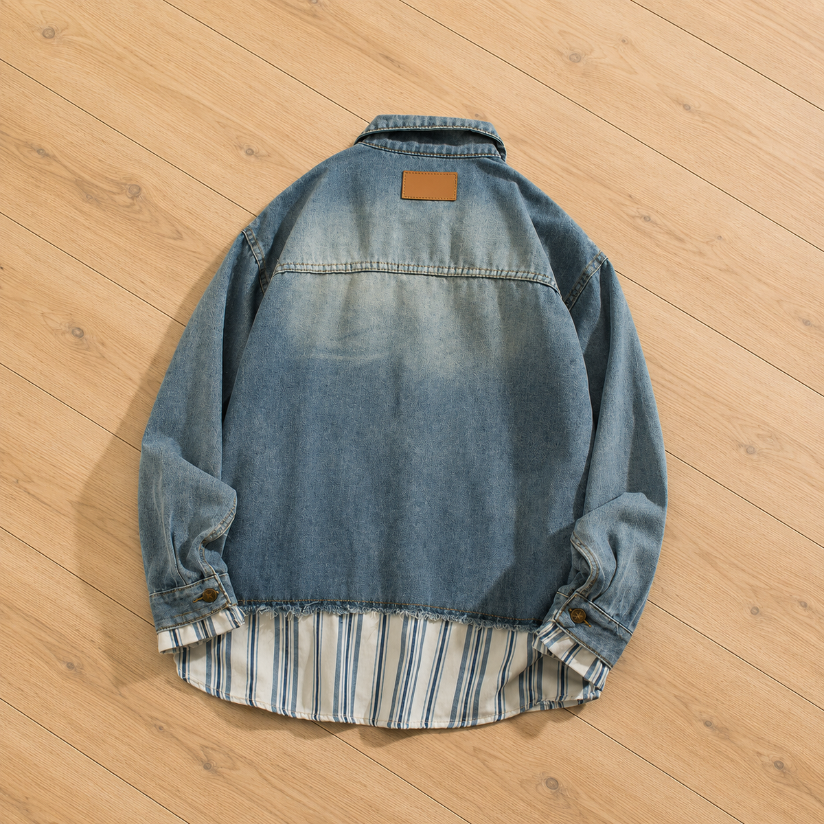 Everett Reworked Patchwork Denim Jacket