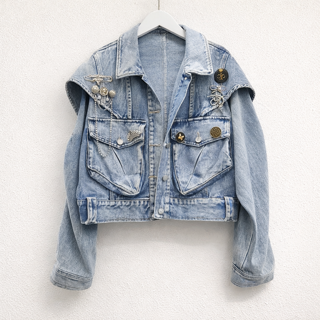 Cropped Denim Jacket