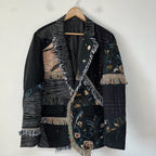 Nightfall Patchwork Blazer- One of a Kind