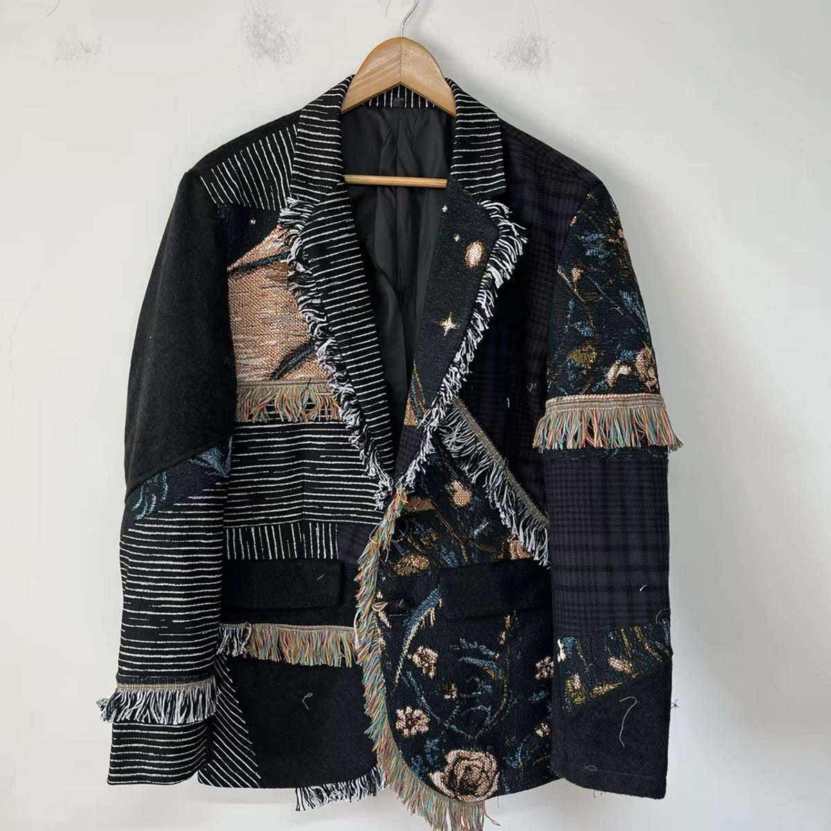 Nightfall Patchwork Blazer- One of a Kind