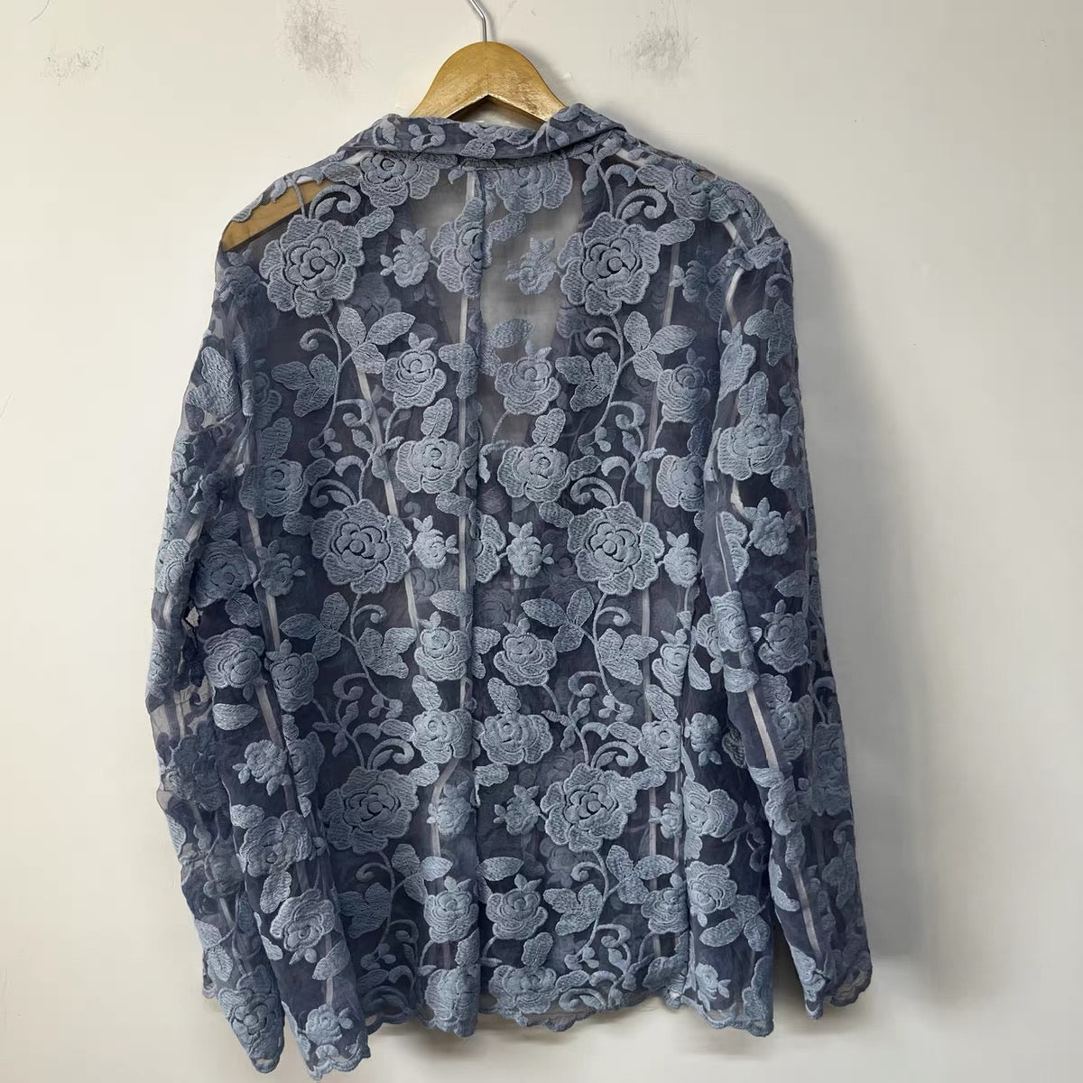 Liora Sheer Embroidered Blazer- One of a Kind