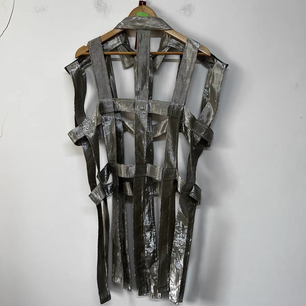 Framework Cage Vest - Silver