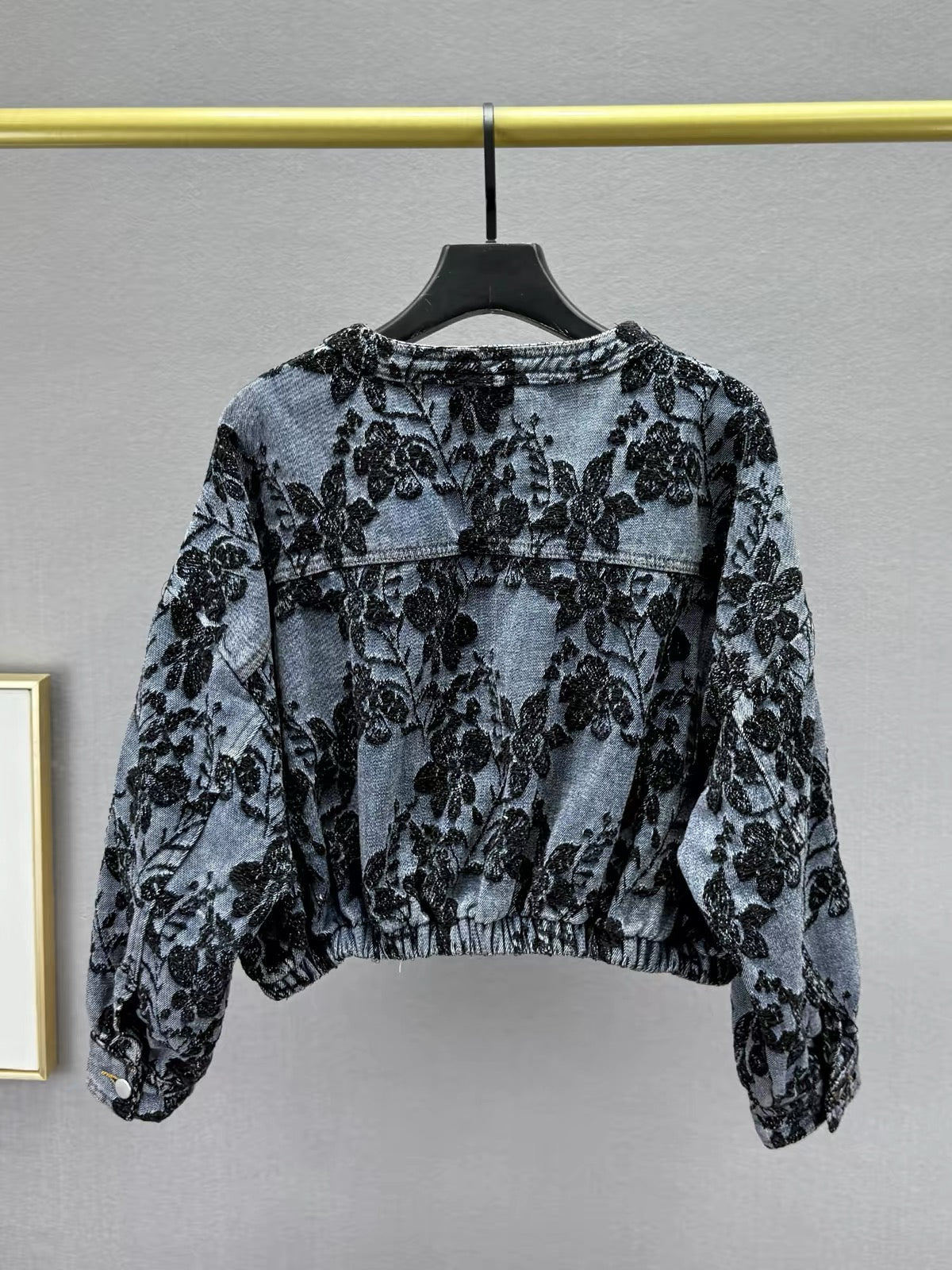 Shadow Lace Cropped Jacket