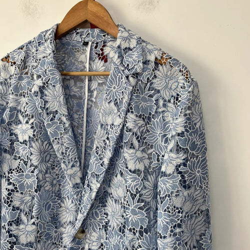 Bluebell Embroidered Lace Blazer