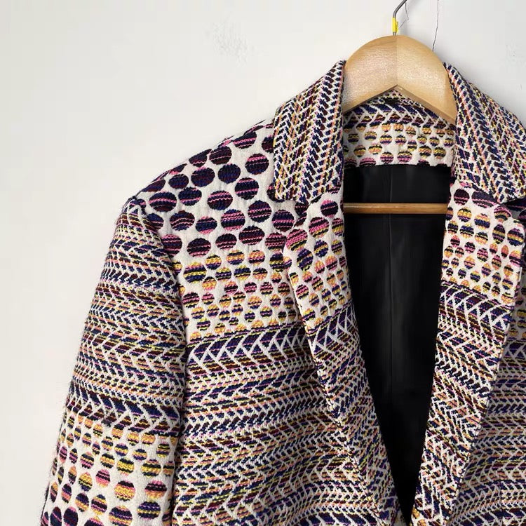 Orla Textured Pattern Blazer