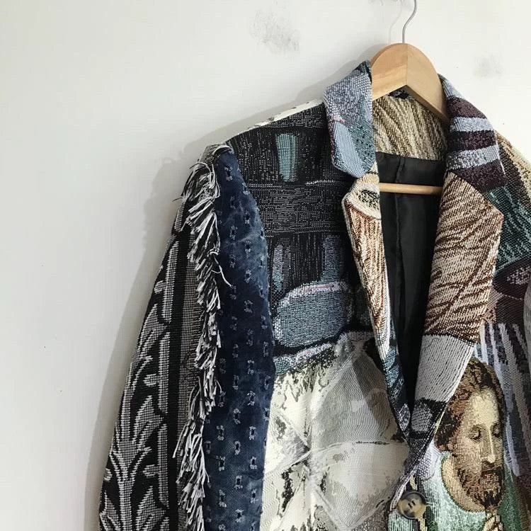 Patchwork Art Blazer