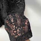 Noir Lace Blazer