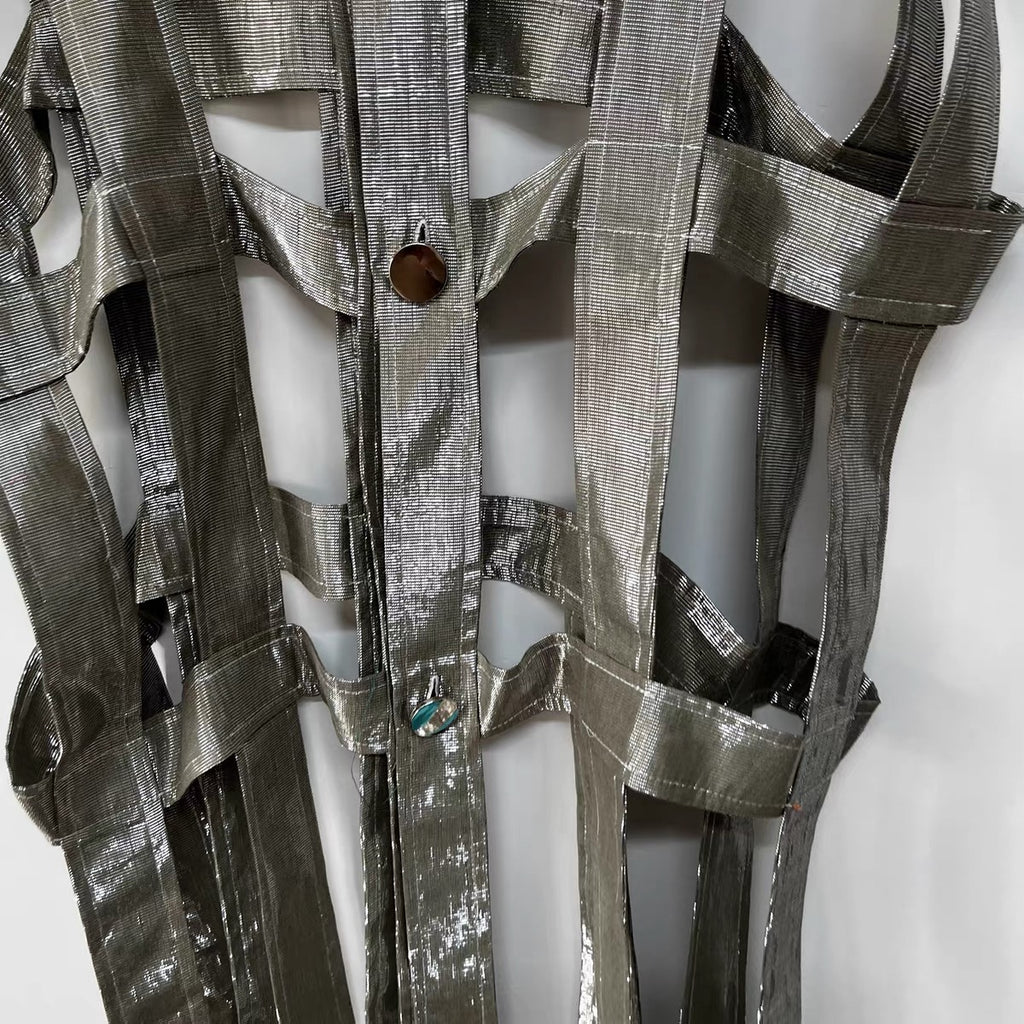 Framework Cage Vest - Silver