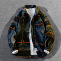 Ocean Jacquard Art Jacket A31