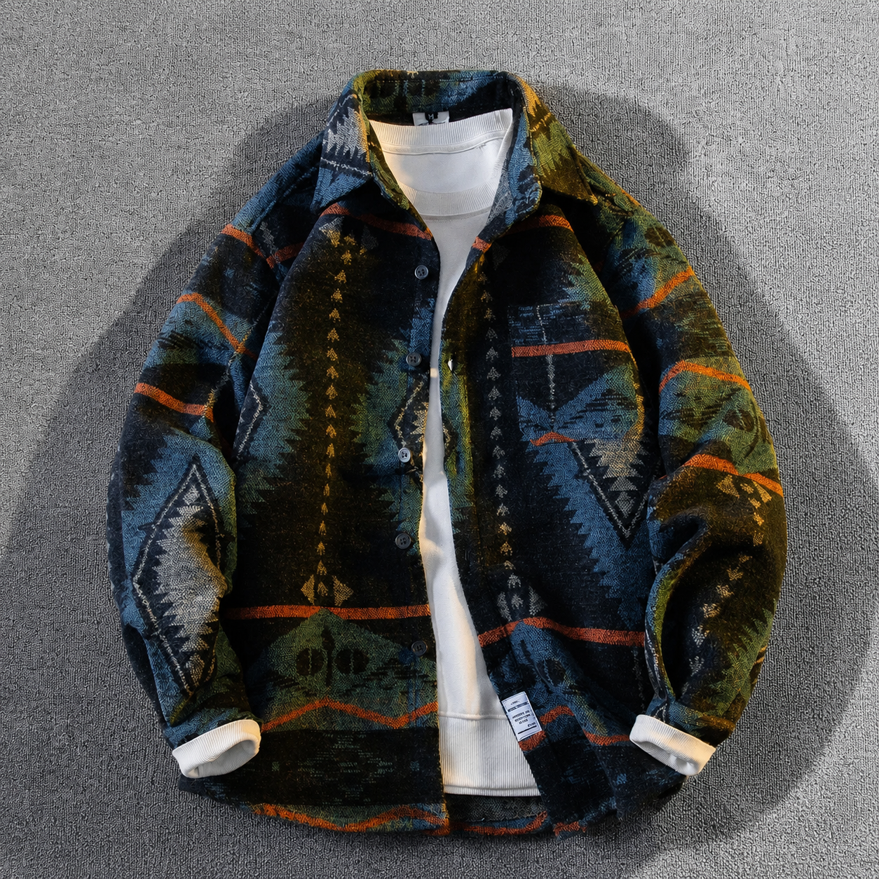 Ocean Jacquard Art Jacket A31