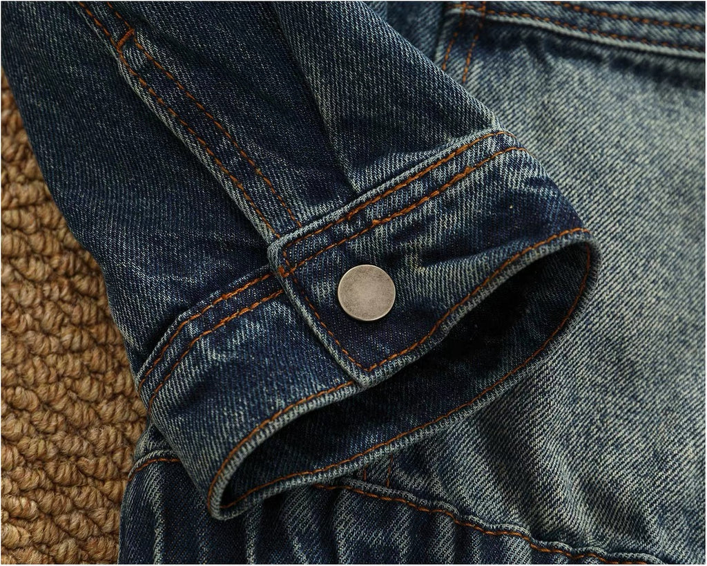 Mason Washed Denim Utility Jacket