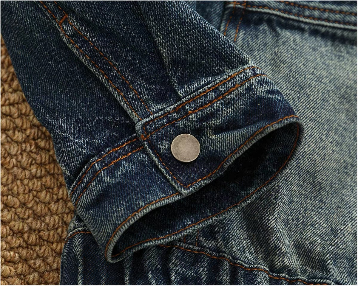 Mason Washed Denim Utility Jacket