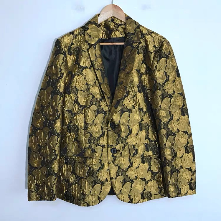 Golden Grove Jacquard Blazer