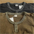Marlow Heavyweight Washed Henley Shirt