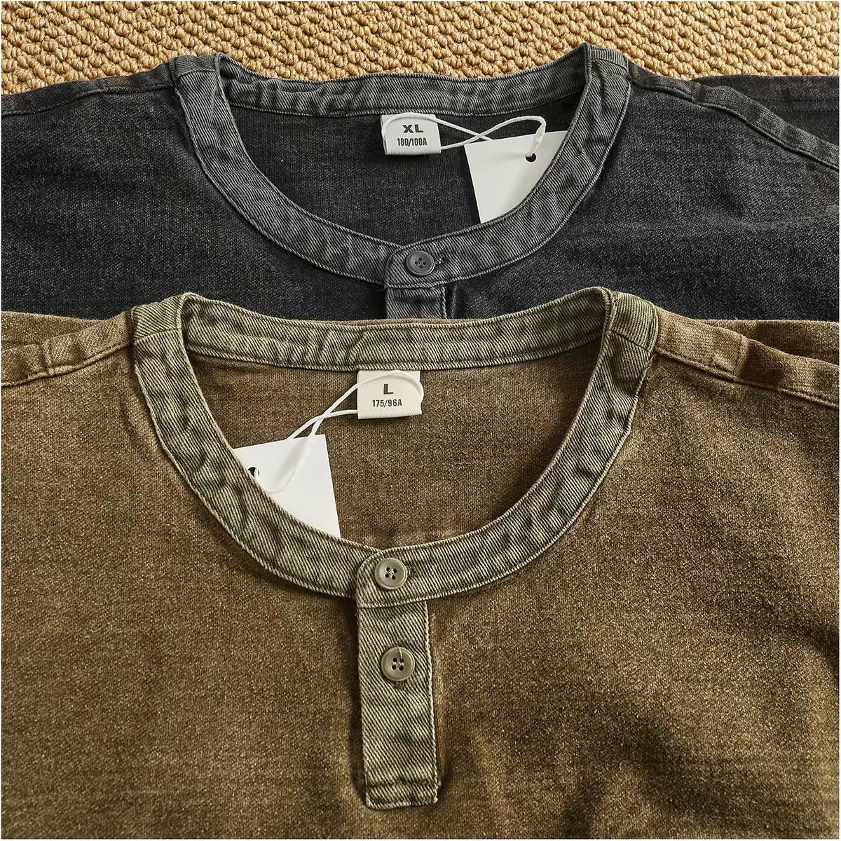Marlow Heavyweight Washed Henley Shirt