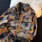 Alden Heavyweight Geometric Shirt Jacket