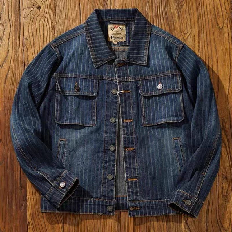 Weston Heavyweight Pinstripe Denim Jacket