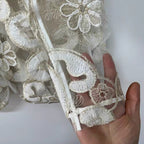 Ivory Bloom Blazer