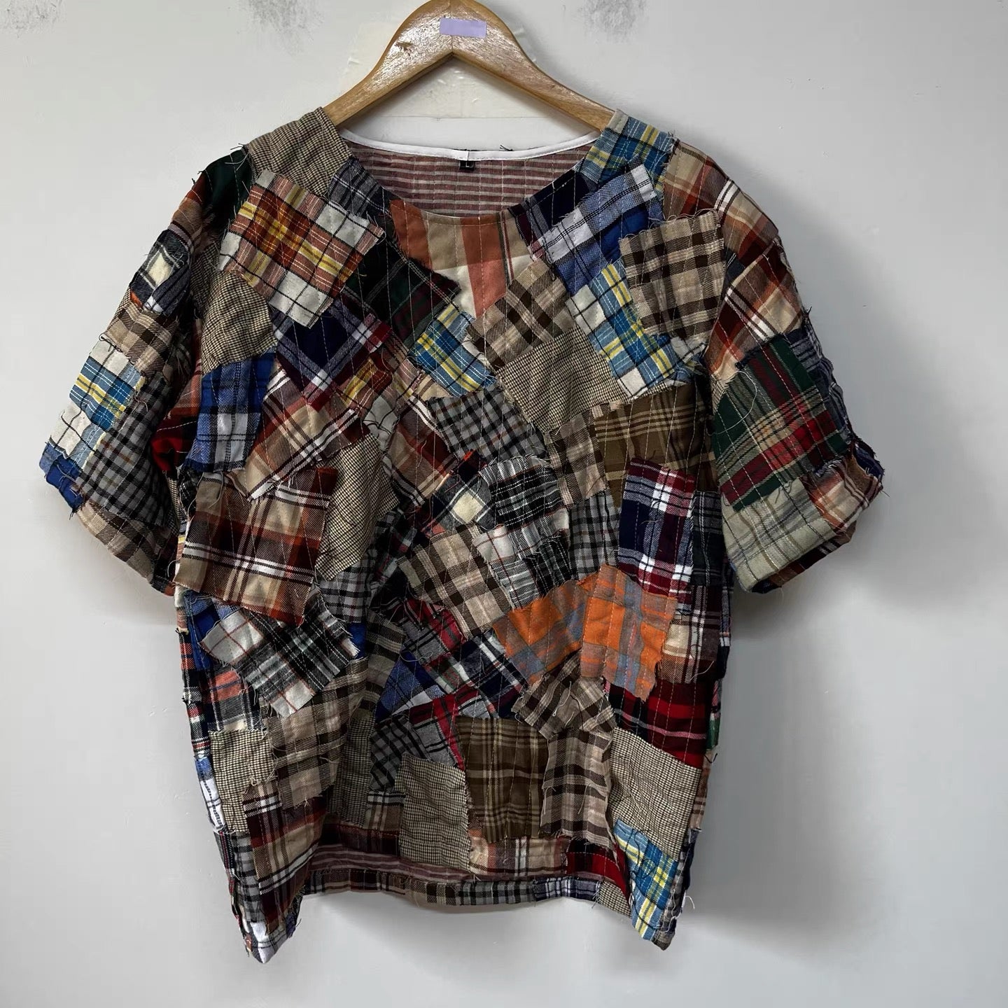Heritage Plaid Patchwork Tee