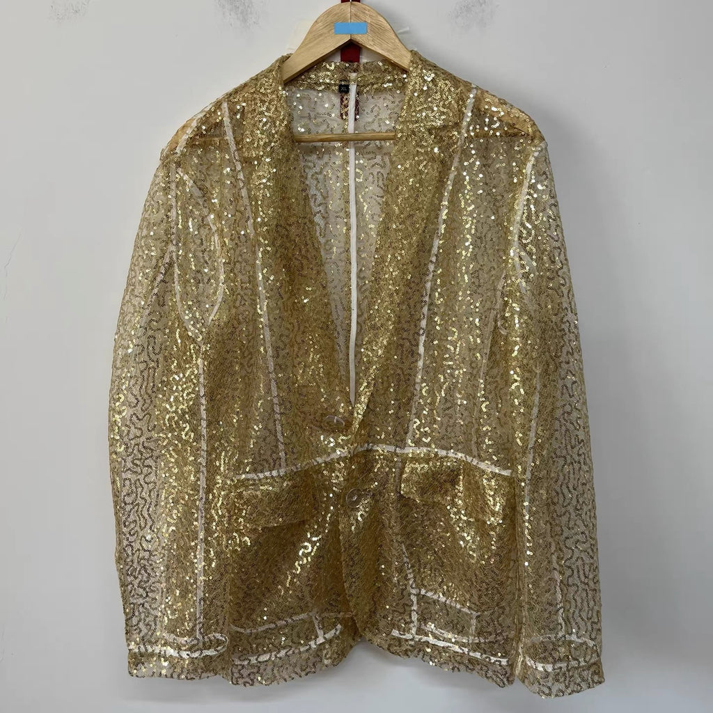 Gilded Veil Blazer