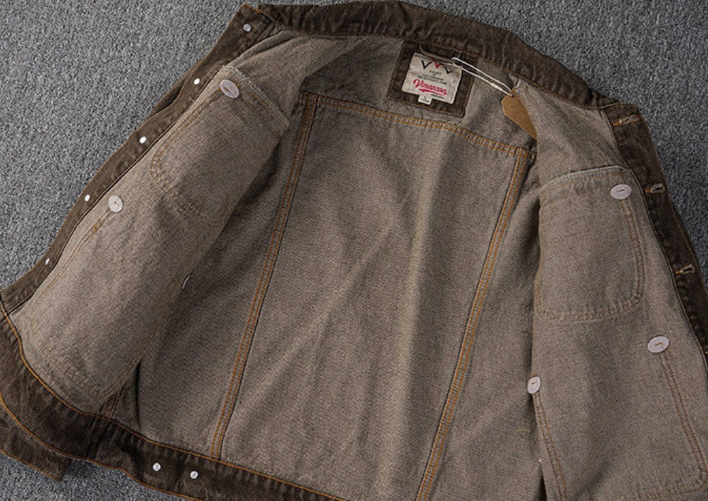 Sawyer Heavyweight Washed Denim Jacket