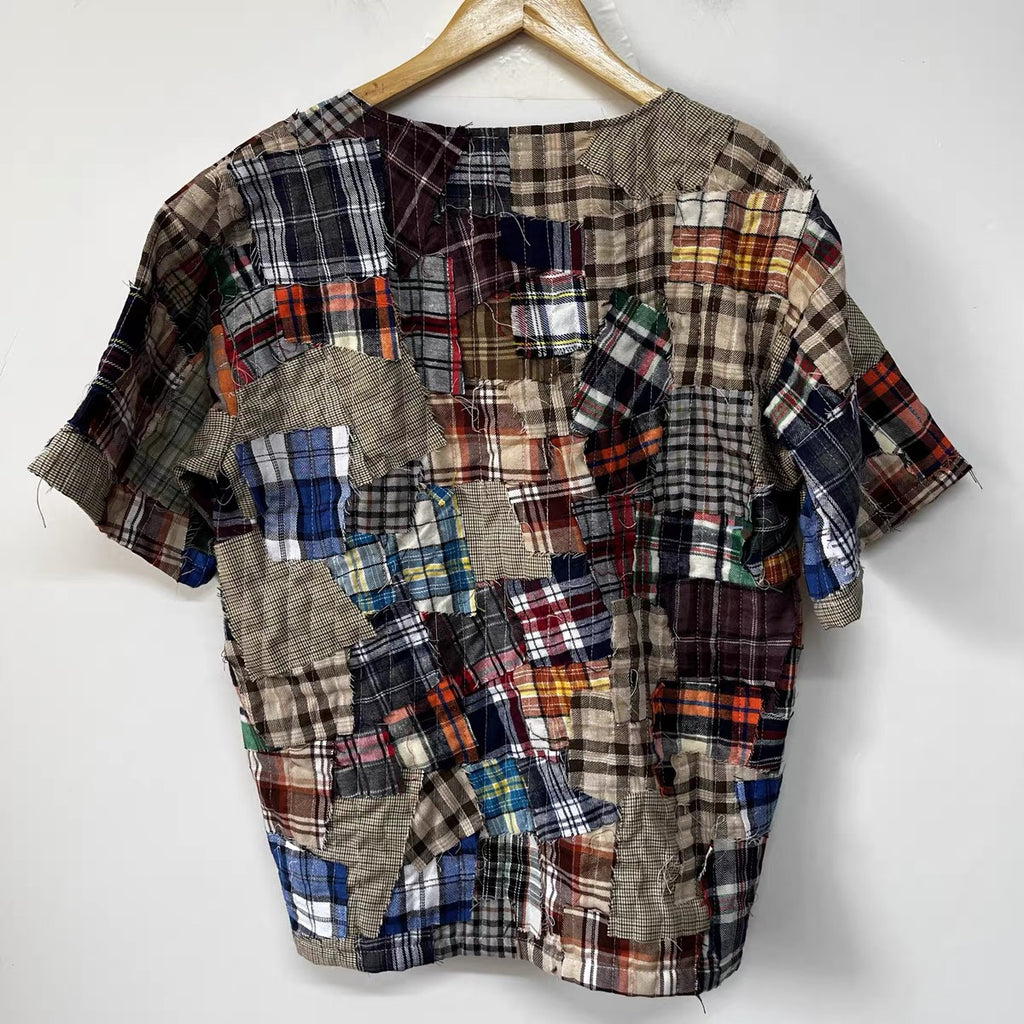 Heritage Plaid Patchwork Tee