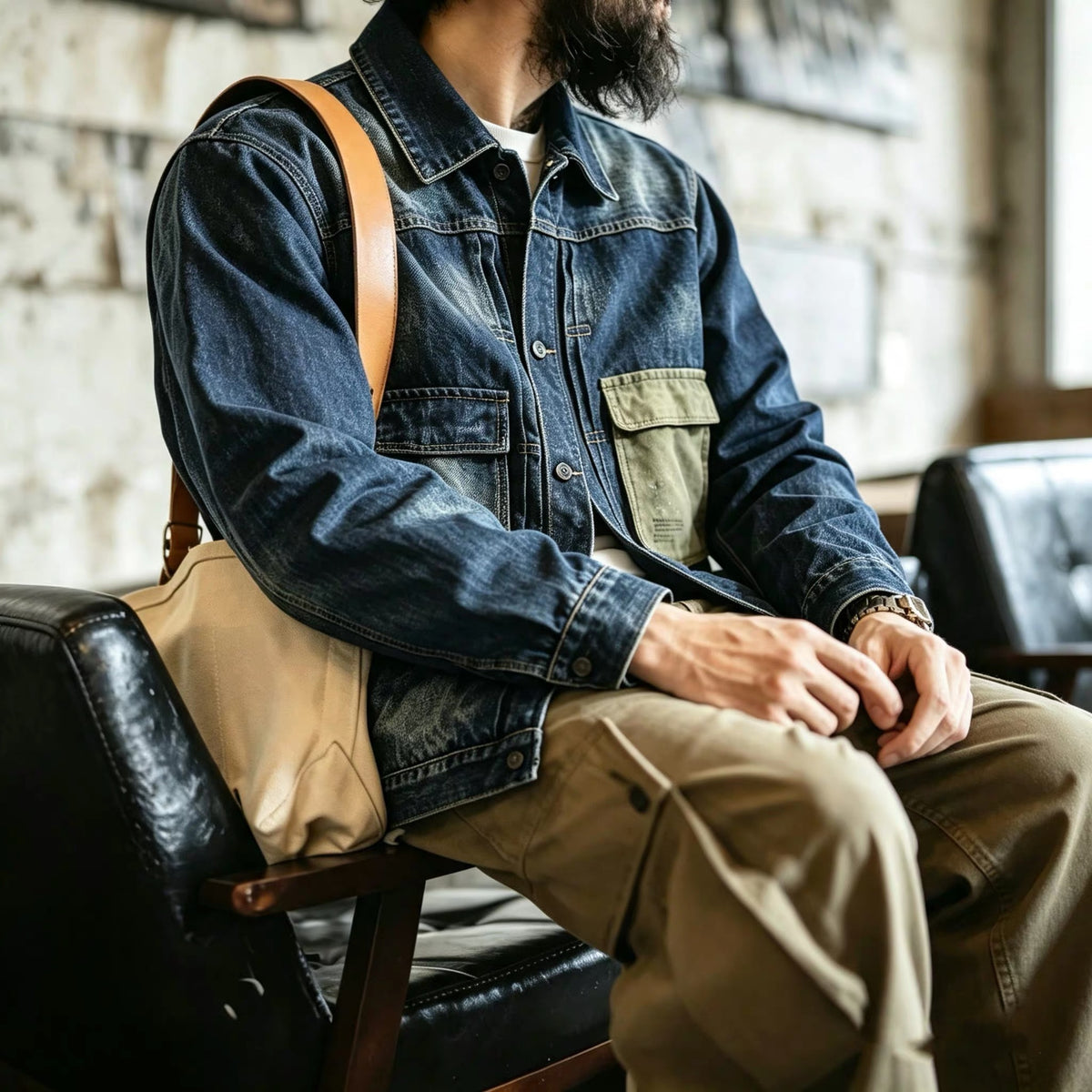 Porter Utility Pocket Denim Jacket