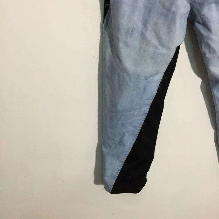Reworked Denim Patchwork Pants