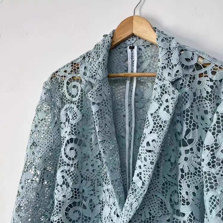 Bluebell Blazer- Teal