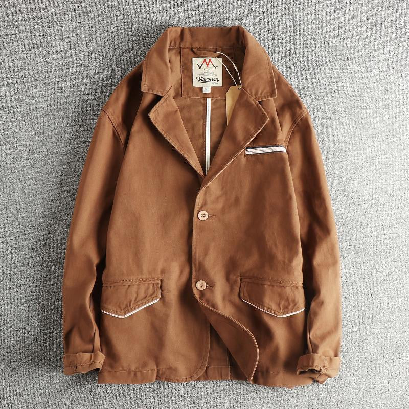 Canyon 100% Cotton Relaxed Blazer Jacket
