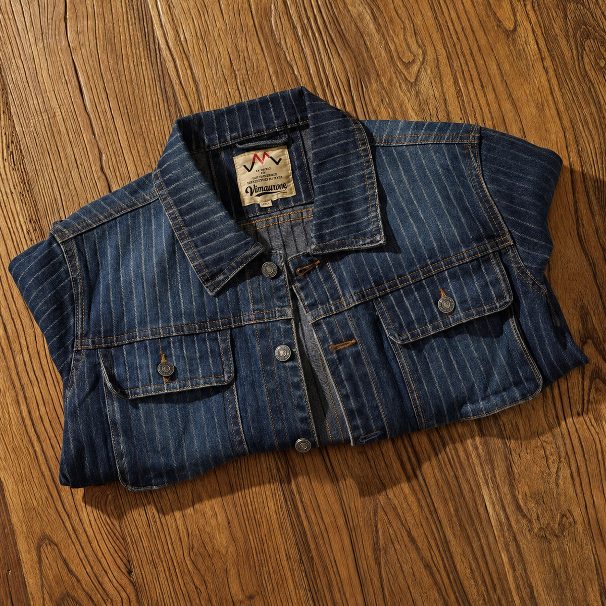 Weston Heavyweight Pinstripe Denim Jacket