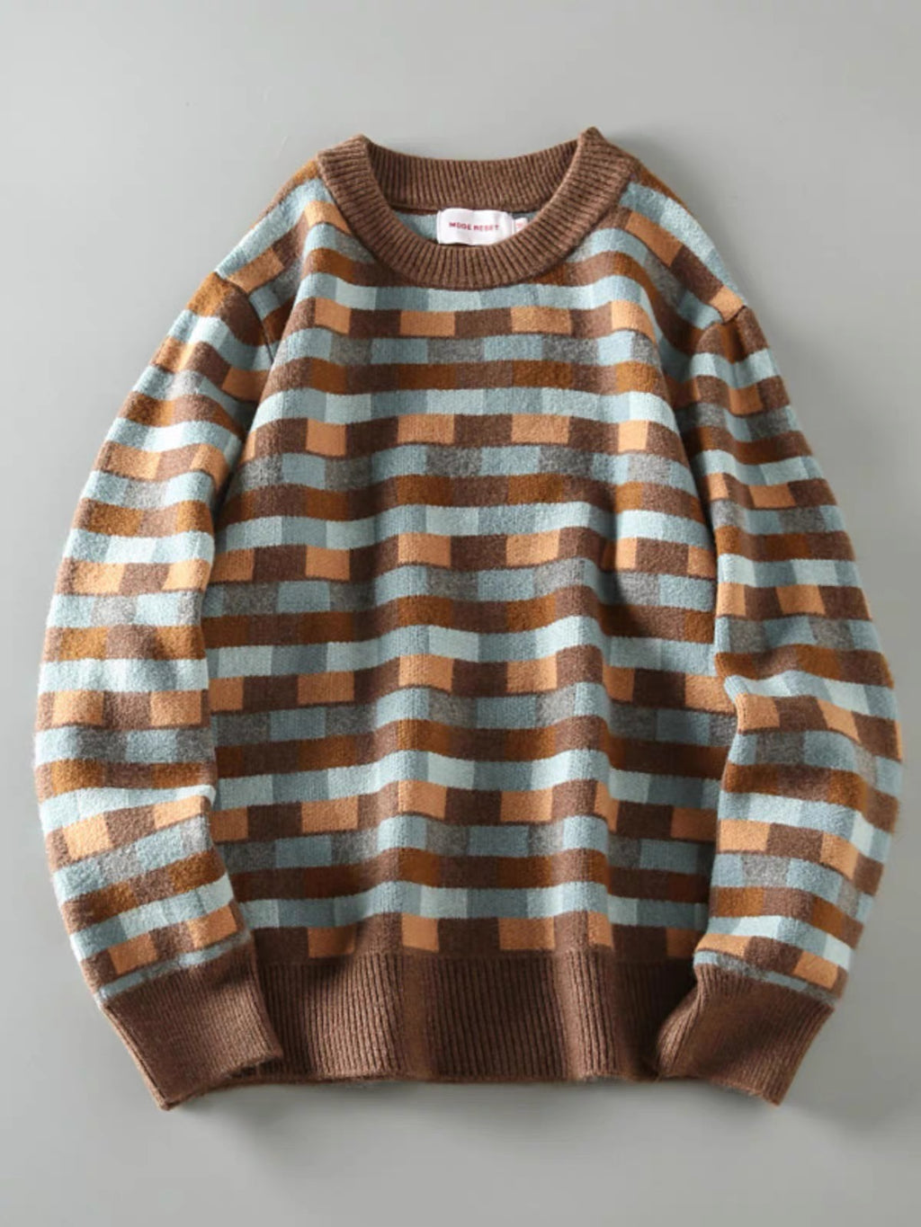 Vintage Jacquard Knit Sweater