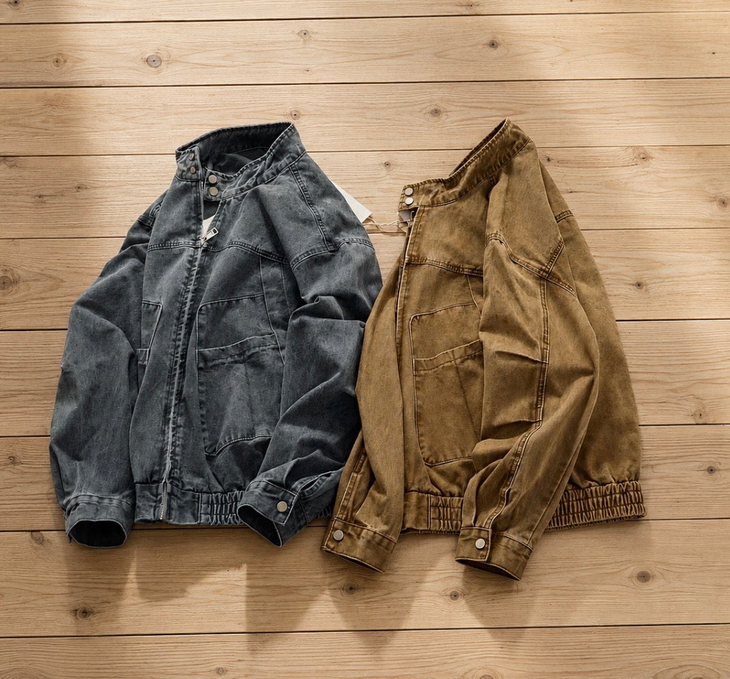 Ryder Washed 100% Cotton Workwear Jacket