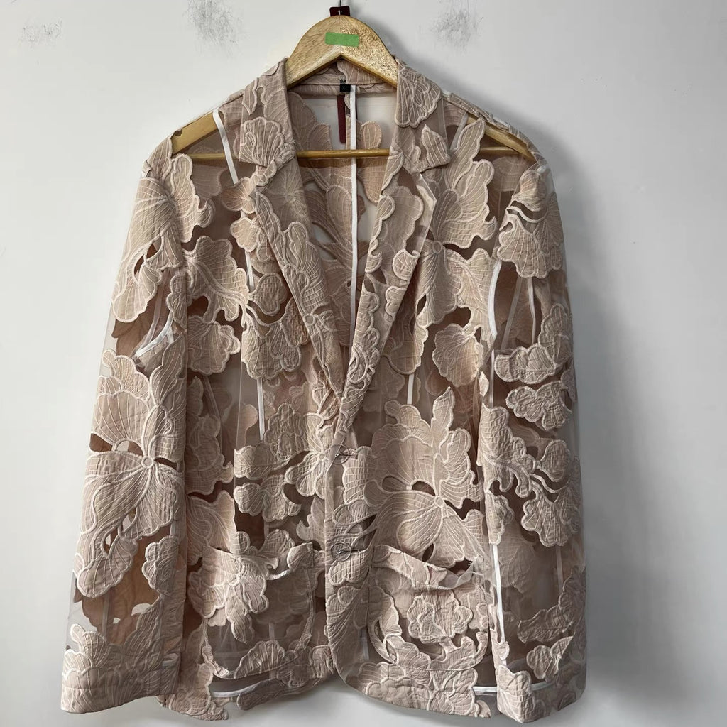 Sandstone Bloom Blazer