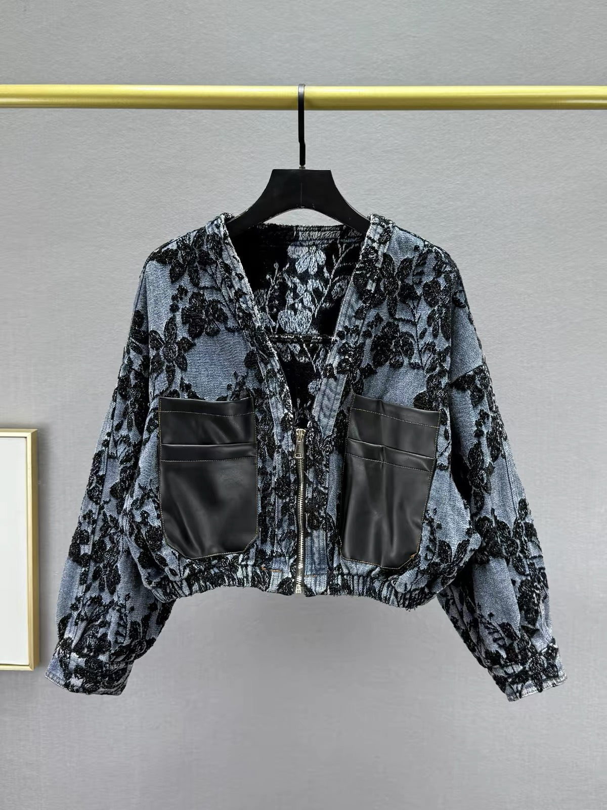 Shadow Lace Cropped Jacket