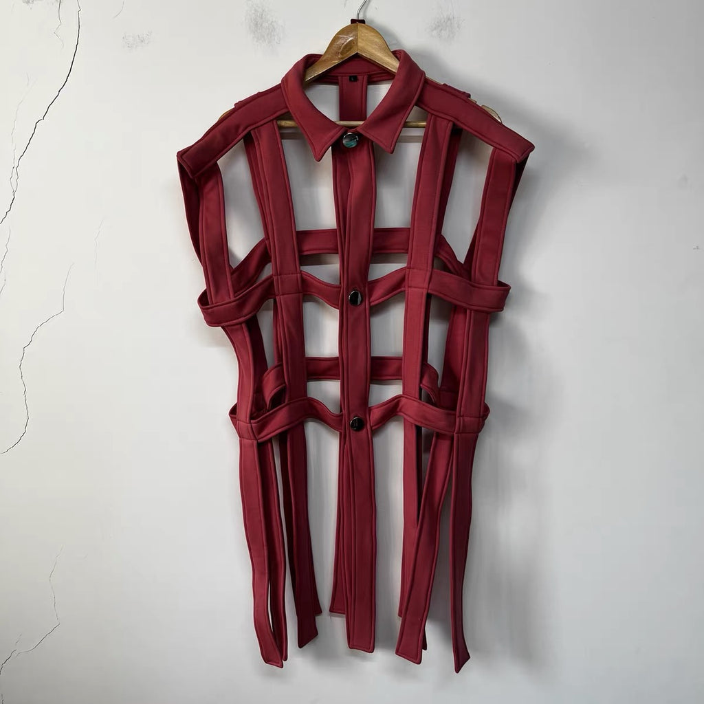Framework Cage Vest - Silver