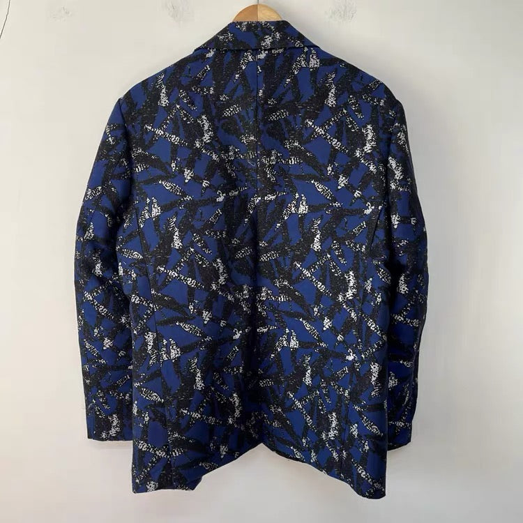Cobalt Mosaic Blazer