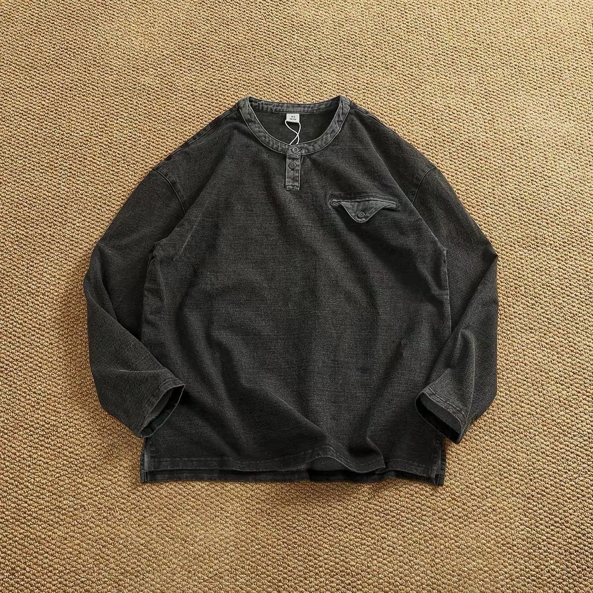 Marlow Heavyweight Washed Henley Shirt