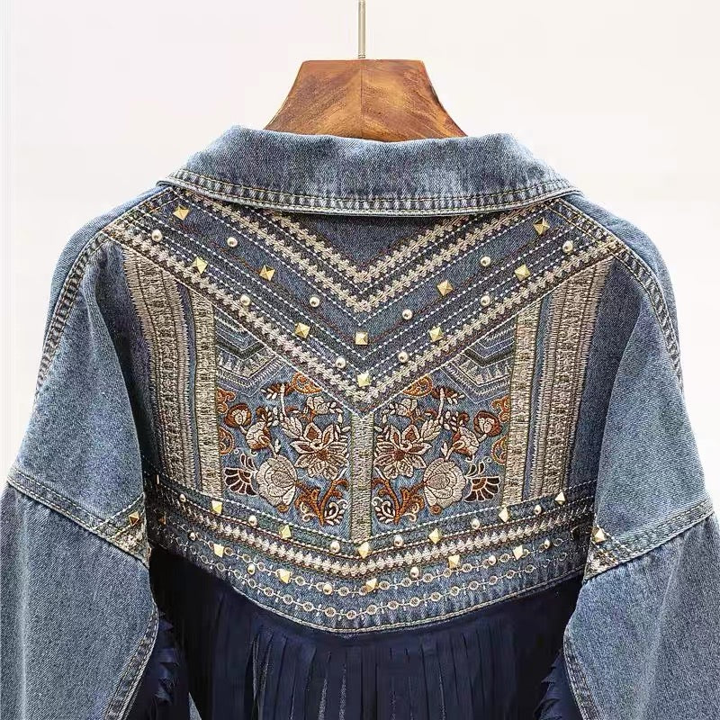 Rowan Rework Fringe Denim Jacket
