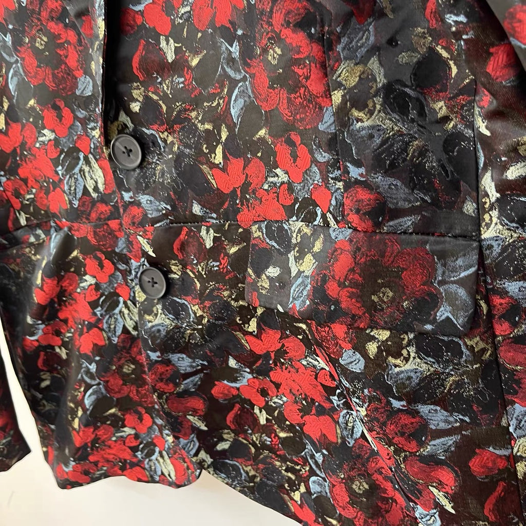 Rosalie Floral Jacquard Blazer - One of a Kind